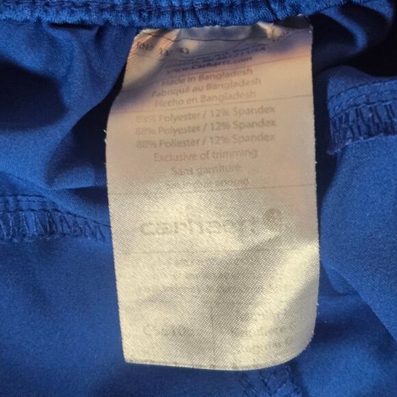 Carhartt Force Men's Blue Scrubs Medical Pants W33 L30 - Picture 8 of 11